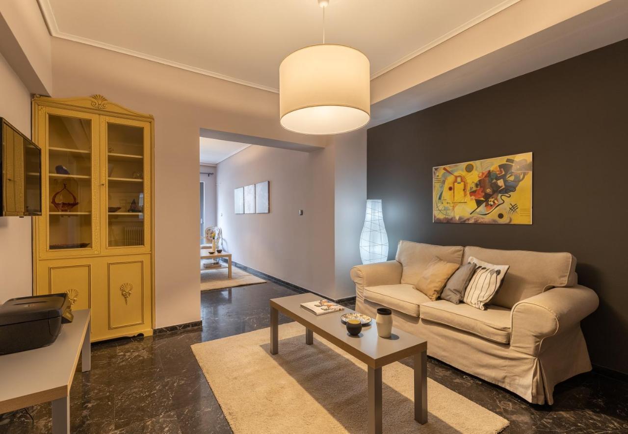 Tranquil Central Apt, Behind Athens Caravel Area Exteriér fotografie