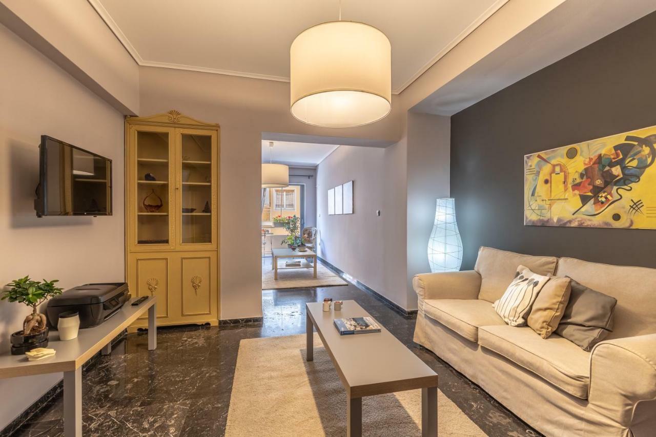 Tranquil Central Apt, Behind Athens Caravel Area Exteriér fotografie