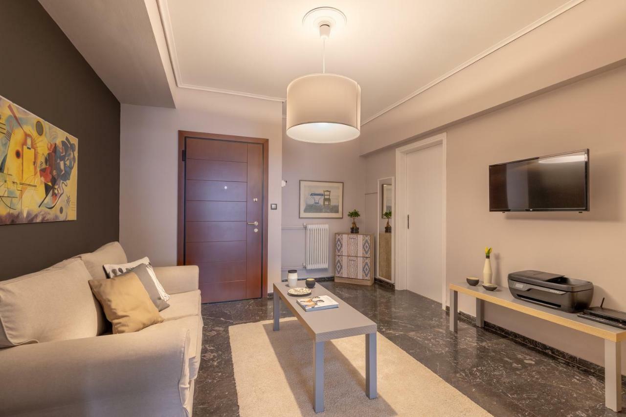 Tranquil Central Apt, Behind Athens Caravel Area Exteriér fotografie